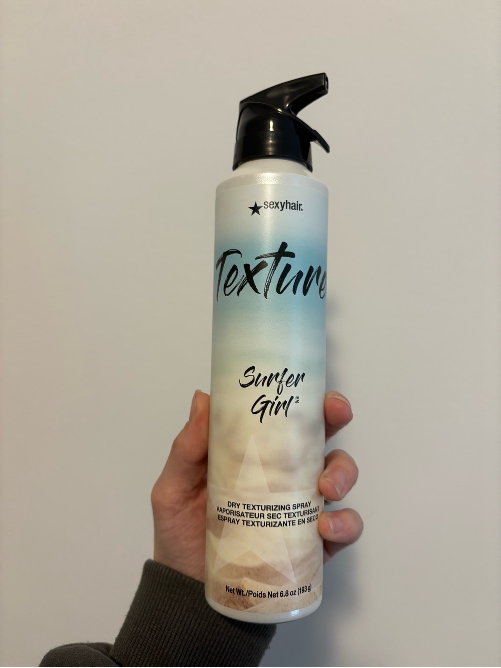 SexyHair Texture Surfer Girl Dry Texturizing Spray - White/Light Blue